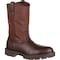Georgia Boot Homeland, Men's Waterproof Wellington Work Boot, 10.5 M, Leather, 11 in Height, Brown G113 - alternate 1